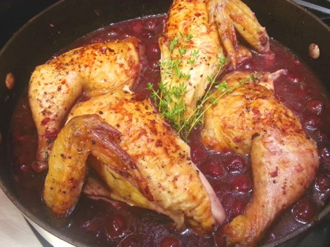 chicken in cherry sauce