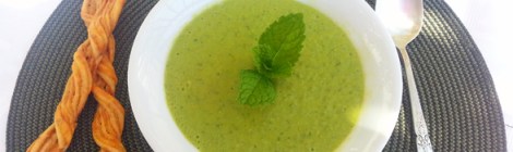pea and mint soup