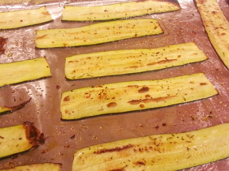 zucchini strips