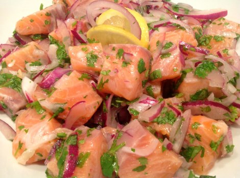 Serve over salad greens or with a good crusty bagette.
